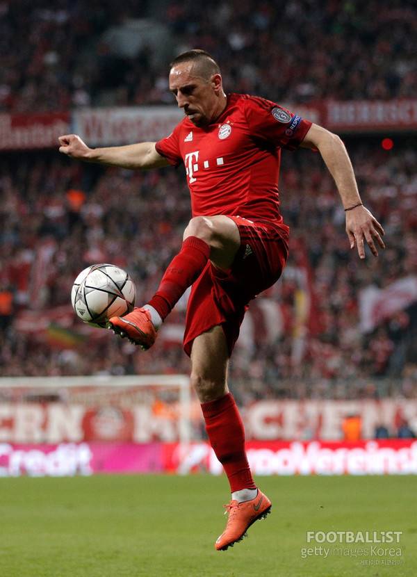 프랑크 리베리(당시 바이에른뮌헨). 게티이미지코리아