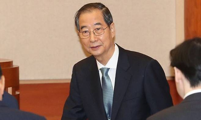 한덕수 국무총리.ⓒ연합뉴스