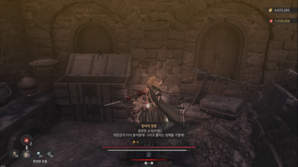 - 엘리트 몬스터 장막의 칼 분쇄자 처치 후 찾으면 된다