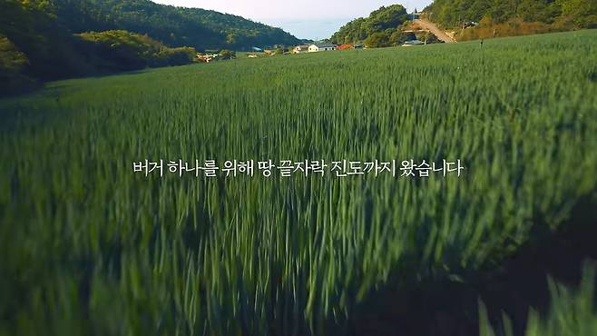 맥도날드가 2023년에 선보인 ‘진도 대파 크림 크로켓 버거’ 광고 영상. 한국맥도날드 유튜브 채널 영상 캡처