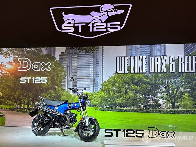 혼다코리아가 26일, 아이코닉 시리즈의 신모델 ST125를 국내 출시했다(오토헤럴드 김훈기 기자)