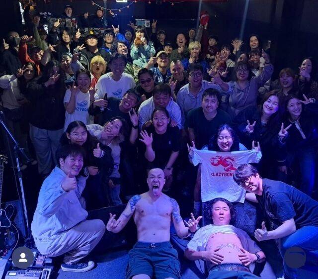 지난 3월 21일 상수동 빅팀에서 가진 콘서트 <요절복통 레이지본 vol.3>. /레이지본 인스타그램
