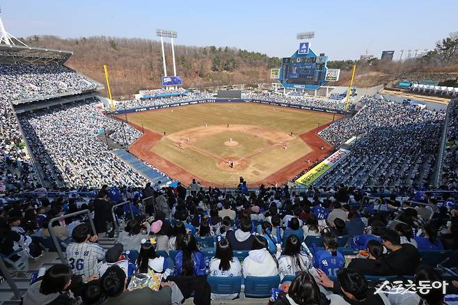 삼성 라이온즈 홈구장 대구삼성라이온즈파크. 사진제공|삼성 라이온즈