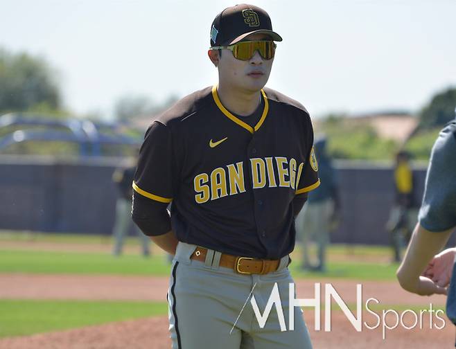 (전 소속팀 샌디에이고 시절의 김하성)