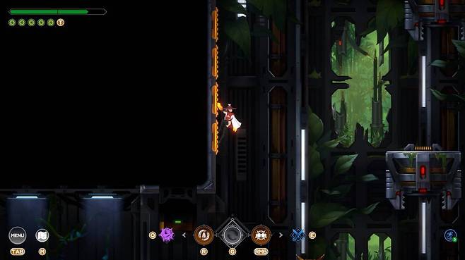 무기를 바꿔가며 길을 뚫는다