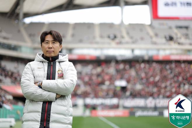 29일 서울월드컵경기장에서 열린 서울과 대구의 K리그1 6라운드. 김기동 서울 감독. 사진=프로축구연맹