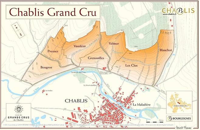 샤블리 그랑크뤼 7개 끌리마. BIVB
