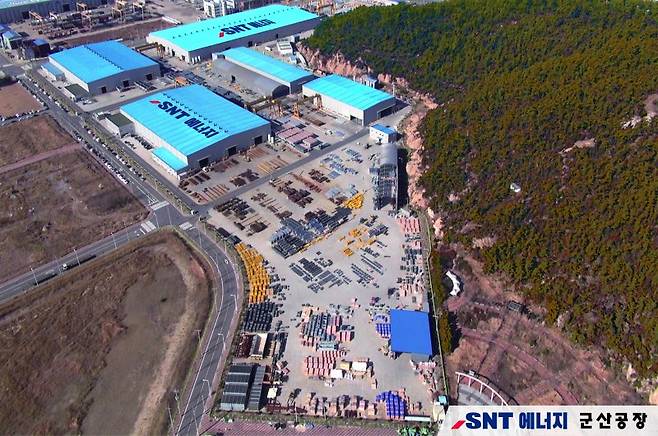 SNT에너지 군산공장 전경. SNT에너지 제공