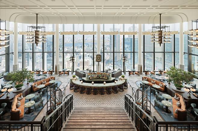 오사카에 새롭게 문을 연 월도프 아스토리아 오사카 호텔 내부 모습 / 사진=힐튼