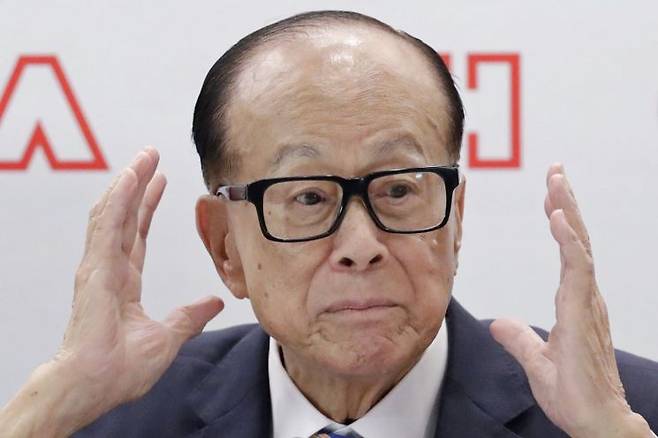 리카싱 CK허친슨 회장. AP연합뉴스