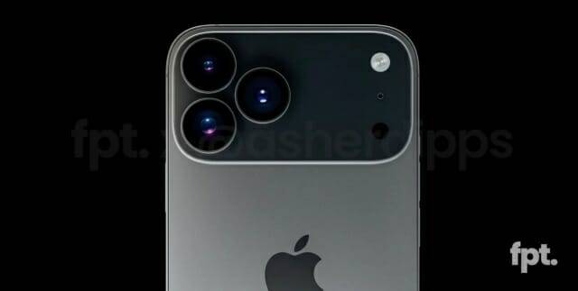 여러 렌더링에서 선보인 아이폰17 프로 뒷면의 투톤 디자인이 올해 채택되지 않을 것이라는 전망이 나왔다. (출처=프론트페이지테크)