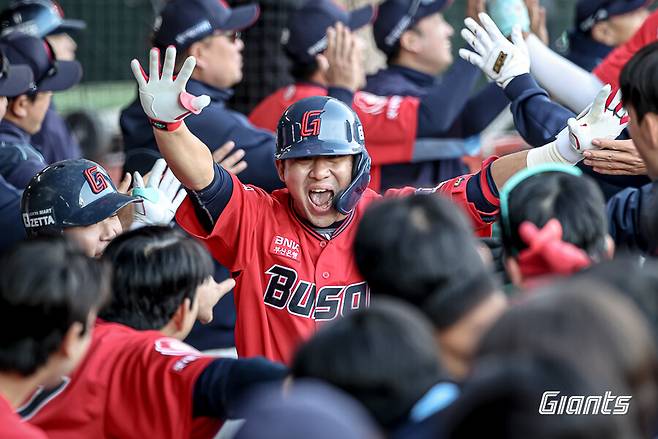 ▲ 김민성 ⓒ롯데 자이언츠