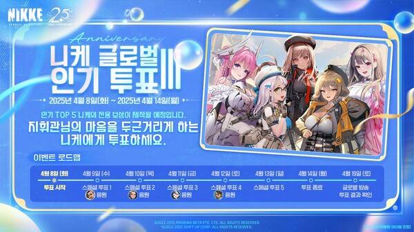 - 니케의 글로벌 대축제로 자리를 잡은 '두근두근 인기 투표'