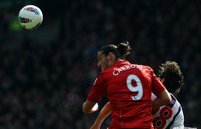 리버풀 시절 앤디 캐롤(왼쪽). /AFPBBNews=뉴스1