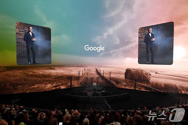 순다르 피차이 구글 CEO가 구글 클라우드 넥스트 2025에서 발언하고 있다. (구글 클라우드 제공)