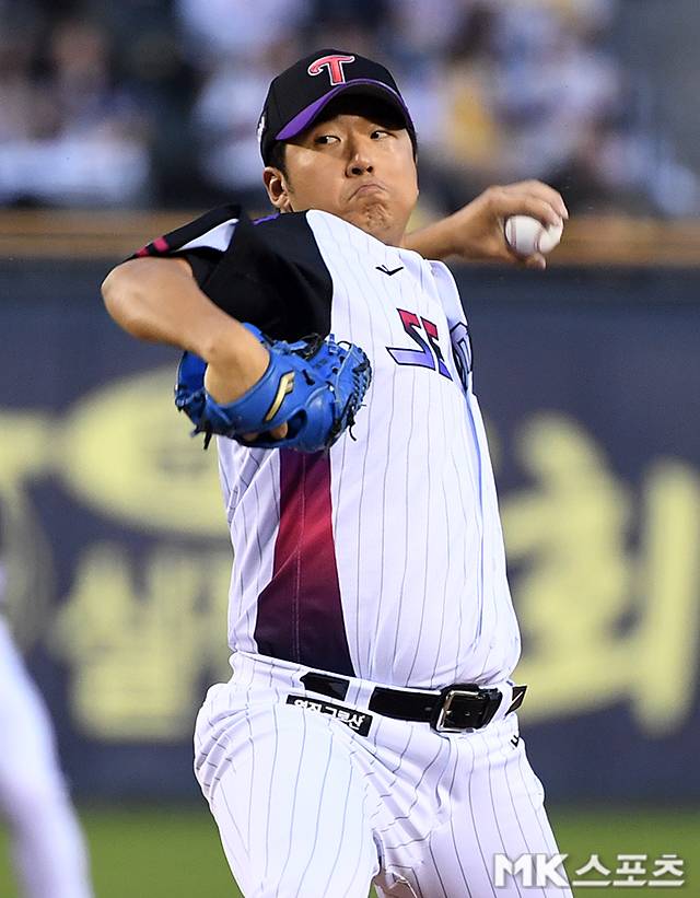 11일 잠실 두산전에서 씩씩하게 공을 뿌린 LG 송승기. 사진(잠실 서울)=천정환 기자