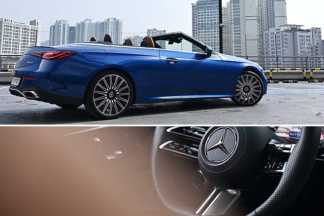 메르세데스-벤츠 CLE 450 4MATIC 카브리올레. 사진 김학수 기자