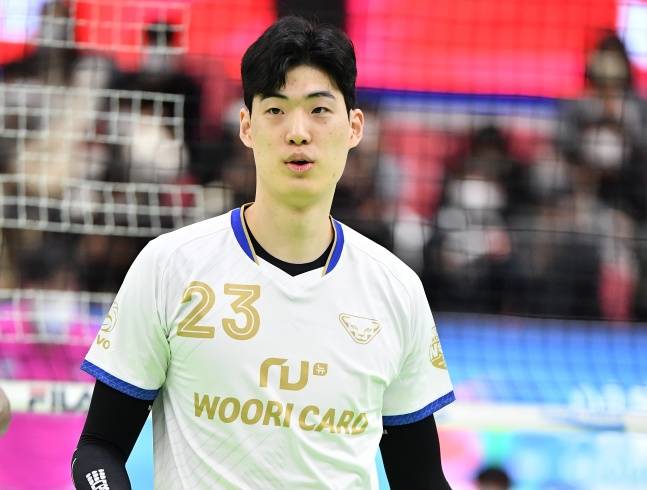 우리카드 박준혁. /사진=한국배구연맹 제공