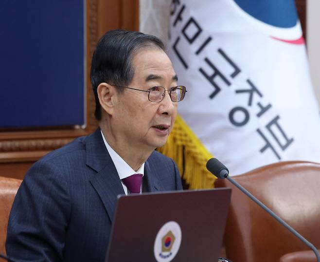 한덕수 대통령 권한대행 국무총리.(사진=대통령실통신사진기자단 제공)