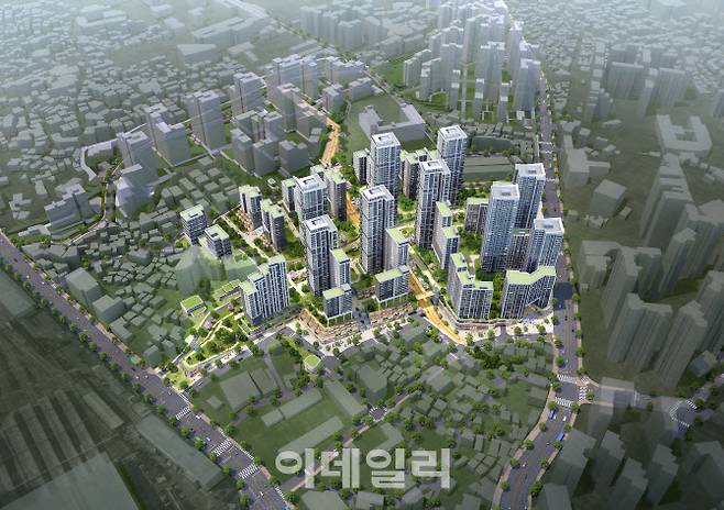 용산구 서계동 33번지 일대 주택정비형 재개발사업 조감도. (사진=서울시)