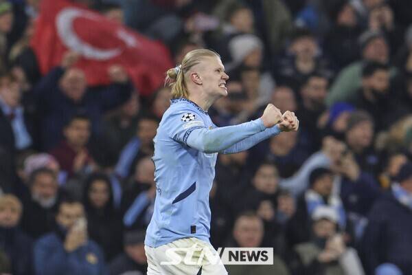 맨체스터 시티 공격수 엘링 홀란드. 사진┃뉴시스/AP