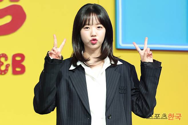 넷플릭스 예능 '대환장 기안장' 제작발표회 참석한 배우 지예은. 25.04.15 ⓒ이혜영 기자 lhy@hankooki.com