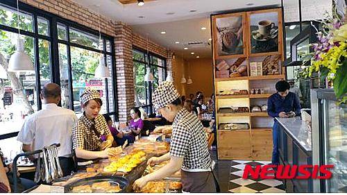 베트남 제과점 자료사진