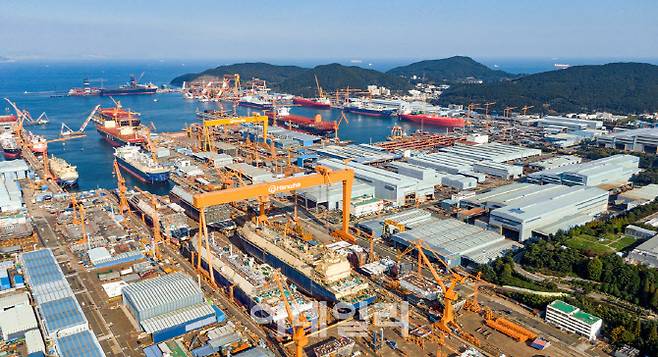 한화오션 거제 조선소 전경 (사진=한화오션)