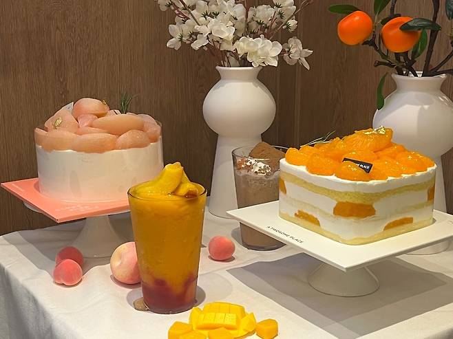 투썸플레이스 미디어 시식회에서 선보인 신제품.