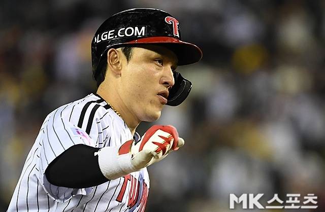 16일 잠실 삼성전에서 장타력을 과시한 박동원. 사진(잠실 서울)=천정환 기자