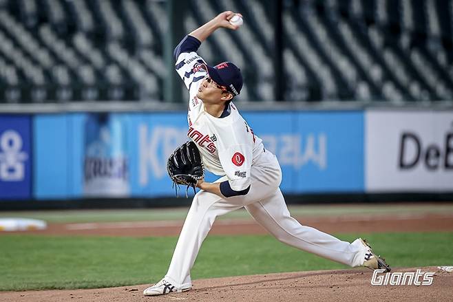 ▲ 압도적인 피칭이었다 ⓒ 롯데 자이언츠
