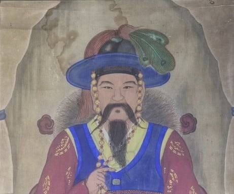 서울의 민간 소장자가 소장한 19세기 후반의 이순신 장군 추정 초상화. /노승석 동국대 여해연구소 학술위원장 제공, 복사 및 재배포 금지