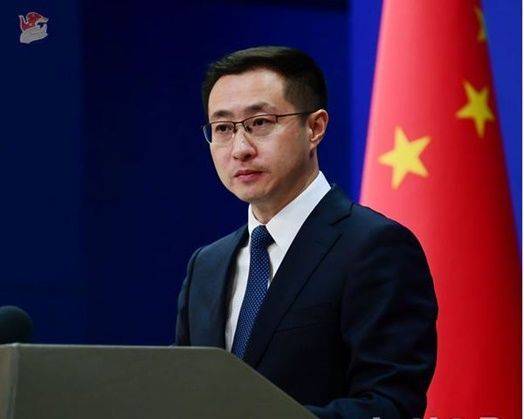 린젠 중국 외교부 대변인이 지난해 9월23일 정례브리핑에서 기자들의 질문을 받고 있다. ⓒ 뉴시스