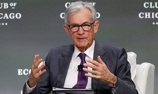 제롬 파월 미국 연방준비제도(Fed·연준) 의장. AFP연합뉴스