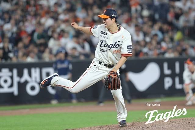 한화 엄상백은 18일 대전 NC전에서 승리투수가 됐다. 사진=한화 제공