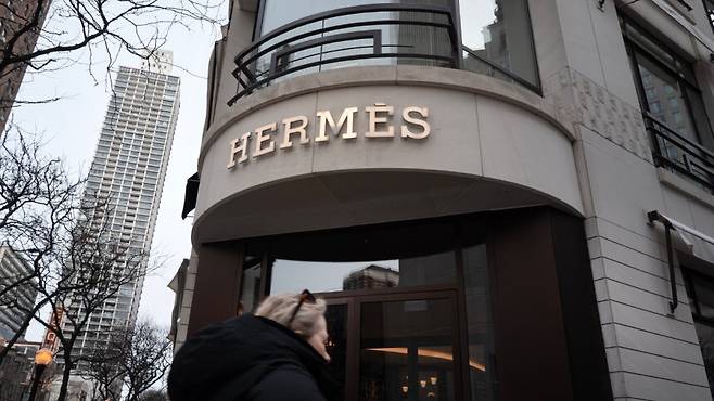 미국 시카고의 에르메스 매장. 게티이미지코리아