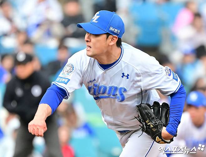 삼성 라이온즈 구원투수 임창민이 정규시즌 경기에 등판해 역투하고 있다. 엑스포츠뉴스 DB
