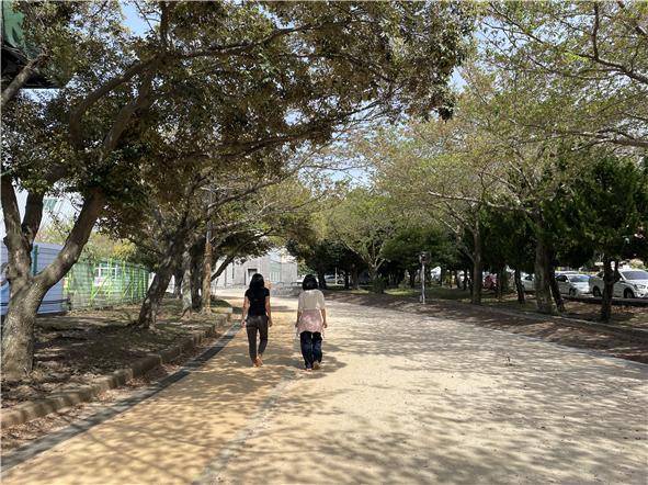 제주시 애향운동장 산책로(출처 : 제주시청)