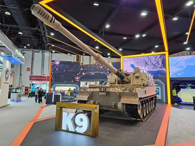 IDEX 2025에 참가한 한화에어로스페이스 / 연합뉴스