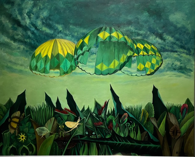 김종남(마나베 히데오), ‘대치하는 풍경(1967)’. 사진 제공=국립현대미술관, 후추시미술관 소장