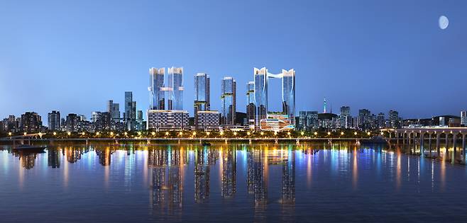 포스코이앤씨가 그린 용산 정비창 전면 제1구역 재개발 사업 조감도. 포스코이앤씨