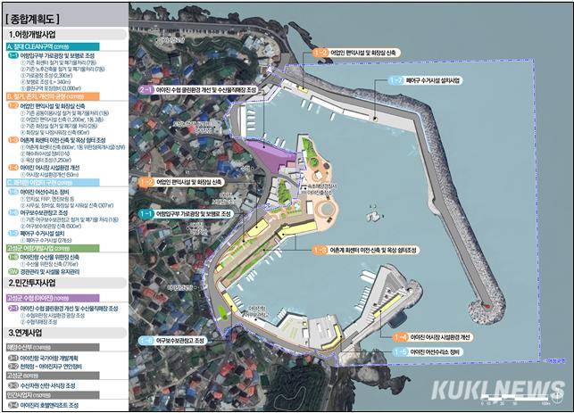 고성 아야진항 종합계획도. (강원도 제공)