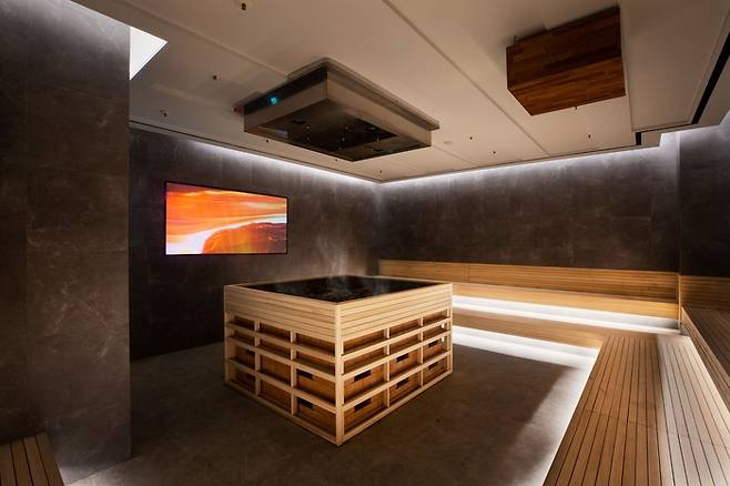 아쿠아필드 안성 찜질스파에서 즐길 수 있는 로울리 불가마 / 사진=조선호텔앤리조트