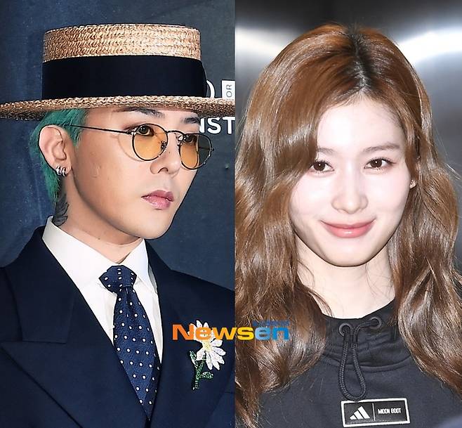 왼쪽부터 지드래곤, 사나 (사진=뉴스엔 DB)