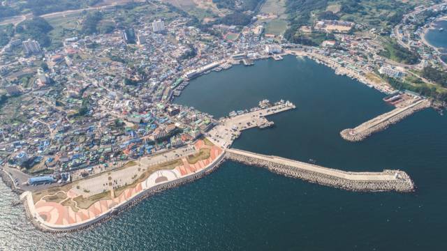 ▲개항 100주년을 맞이한 경주 감포항ⓒ경주시 제공