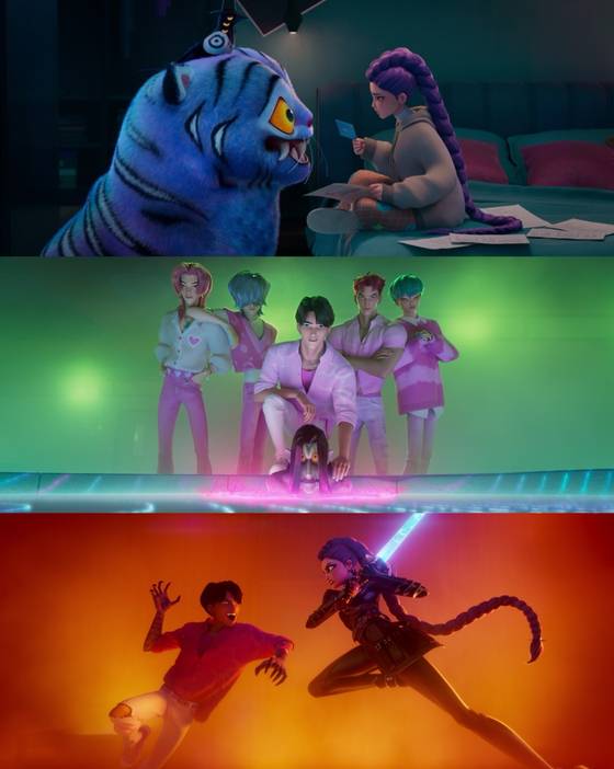 넷플릭스 '케이팝 데몬 헌터스' 한 장면. 넷플릭스 제공.