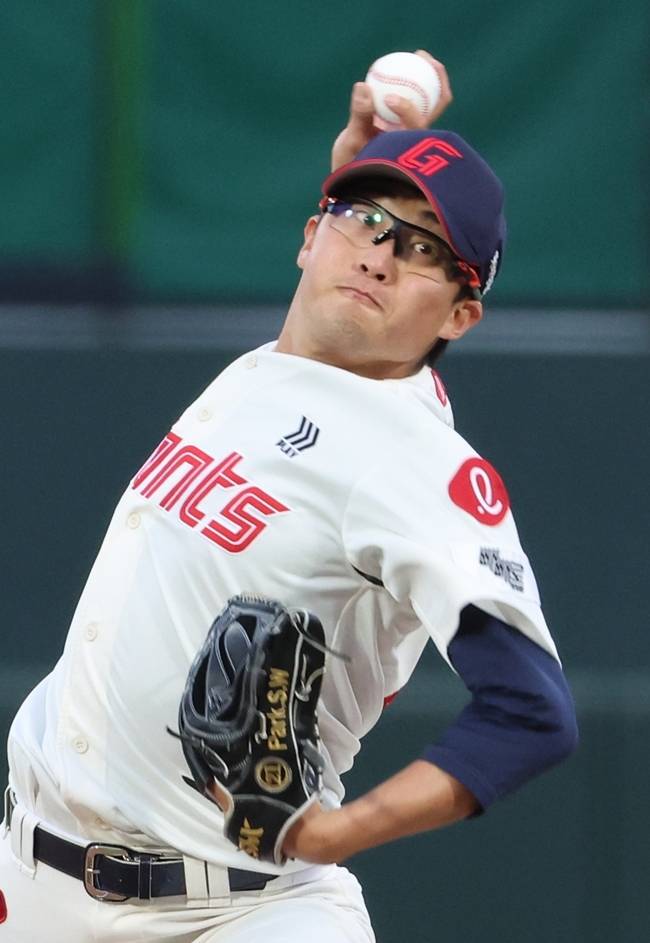 에이스의 면모를 보여준 박세웅이었다. 사진=연합뉴스 제공