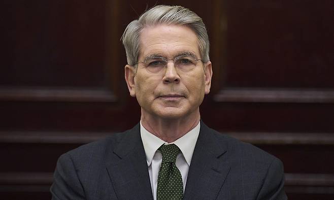 스콧 베선트 미국 재무장관. AP연합뉴스