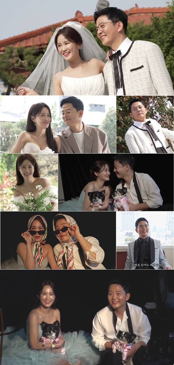 코미디언 김준호와 김지민. 유튜브 채널 '준호 지민' 캡처.