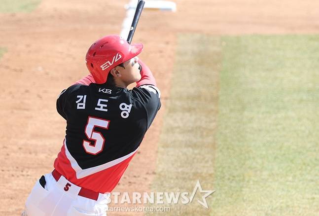 KIA 김도영. /사진=김진경 대기자